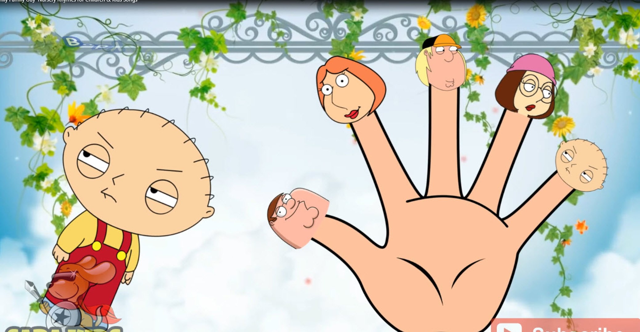 Finger Family Family Guy  Nursery Rhymes for Children & Kids Songs