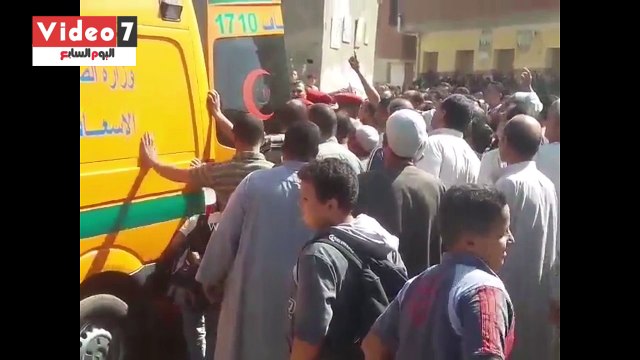 أهالى البحيرة يشيعون جثمان الشهيد محمد أحمد إلى مثواه الأخير