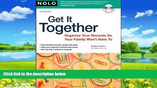 Books to Read  Get It Together: Organize Your Records So Your Family Won t Have To (book with