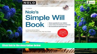Big Deals  Nolo s Simple Will Book  Best Seller Books Best Seller