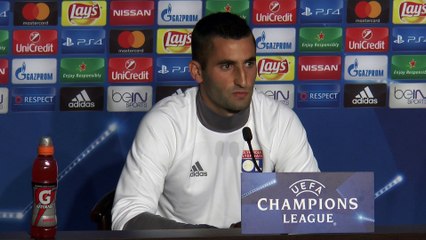 C1    OL - Juventus: conférence d'avant match de Maxime Gonalons