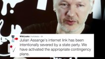 WikiLeaks Says Julian Assange’s Internet Was intentionally Cut