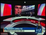 El presidente Correa fue el primer invitado de Hora 25