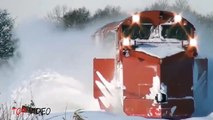 Best Train Snow Plow and Blower Compilation