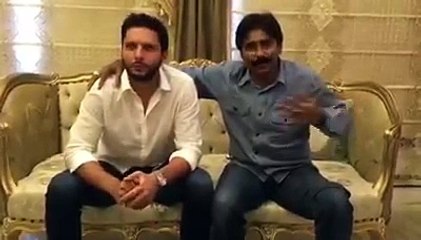 Finally Shahid Afridi and Great Miandad resolved their differences