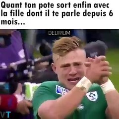 Quand ton pote sort enfin avec la fille dont il te parle depuis 6 mois