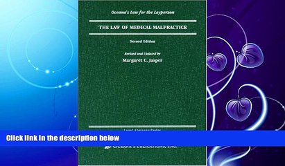 FREE PDF  The Law of Medical Malpractice (Legal Almanac Series)  FREE BOOOK ONLINE