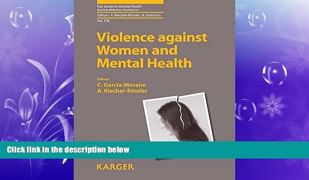 EBOOK ONLINE Violence against Women and Mental Health (Key Issues in Mental Health, Vol. 178)