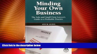 Big Deals  Minding Your Own Business: The Solo and Small Firm Lawyer s Guide to a Profitable