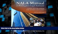 Big Deals  NALA Manual for Paralegals and Legal Assistants  Best Seller Books Most Wanted