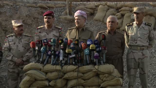 Ikby) Başkanı Mesud Barzani'nin Basın Toplantısı (1)