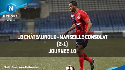 J10 : LB Châteauroux - Marseille Consolat (2-1), le résumé