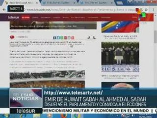 Emir de Kuwait disuelve el parlamento y llama a elecciones