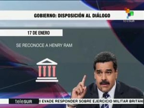 Oposición venezolana ha desairado al pdte. en sus llamados al diálogo