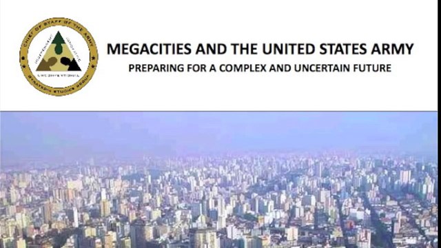 U.S. Army Prepares for Boots on the Ground in Megacities!
