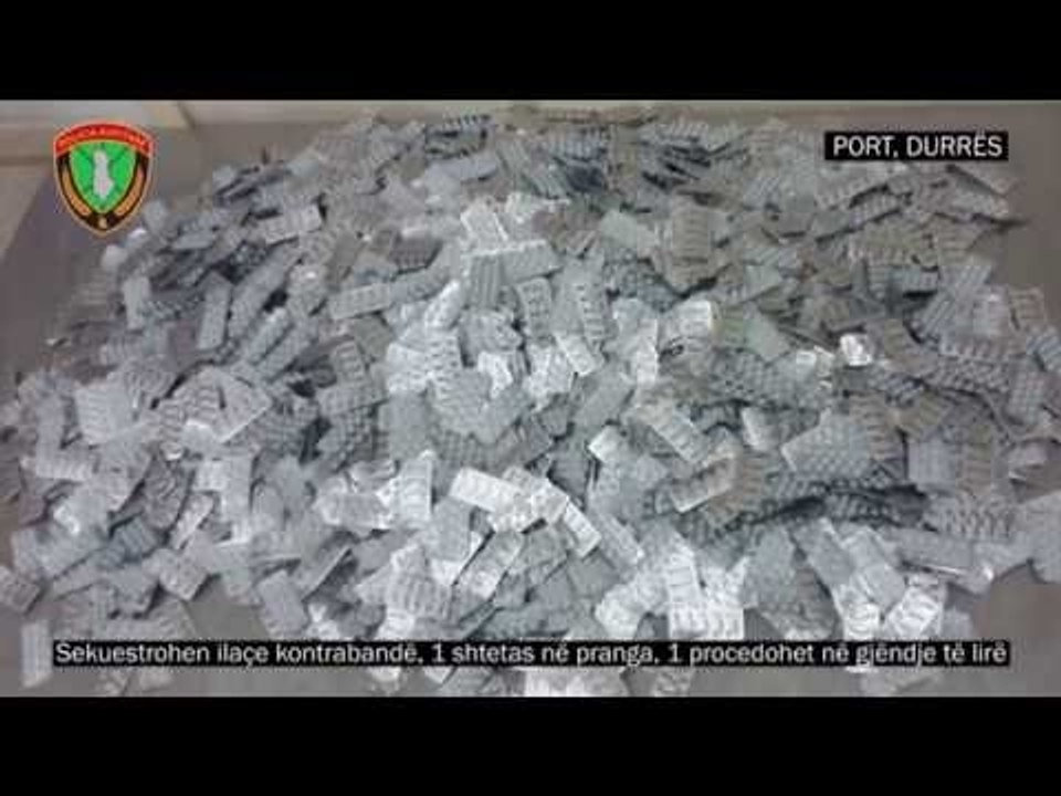 Report TV - Port Durrës, kontrabandonin medikamente, arrestohet 1 person