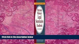 Books to Read  Merriam-Webster s Legal Secretaries Handbook  Full Ebooks Most Wanted