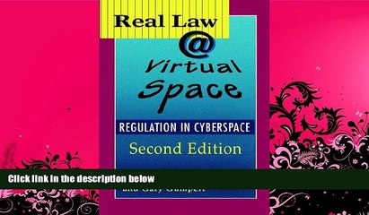 FREE DOWNLOAD  Real Law@Virtual Space: Communication Regulation in Cyberspace (Communication