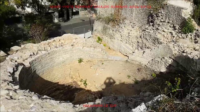 NIMES-VISITE REMPART-GAULOIS/ROMAINS-2016/10/11