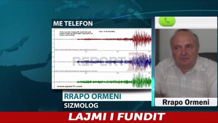 Report TV - Sizmologu: Tërmeti dje i ngjashëm si ai në Itali, por pa rrezik në Shqipëri