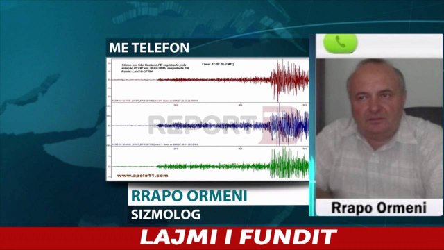 Report TV - Sizmologu: Tërmeti dje i ngjashëm si ai në Itali, por pa rrezik në Shqipëri