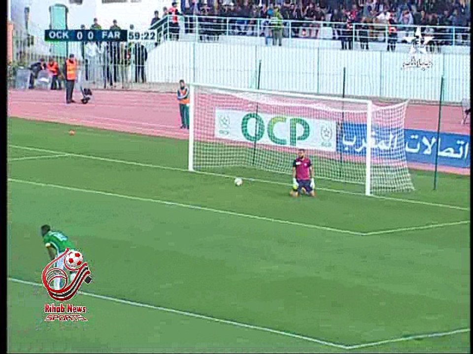 اهداف مباراة ( أولمبيك خريبكة 1 - 2 الجيش الملكي ) الدورى المغربى