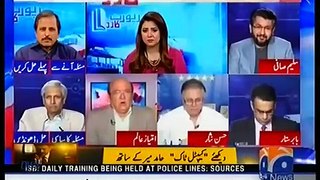 Imtiaz Alam Uses Abusive Language Against Imran Khan - Geo News Mutes His Sound