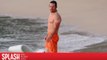 Mark Wahlberg Shows Off on the Beaches of Barbados