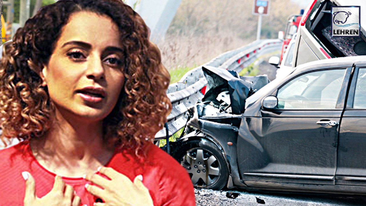Kangana Ranaut Suffers ROAD ACCIDENT