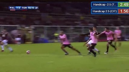 Marco Benassi Goal HD Palermo 1 3 Torino 17.10.2016 HD