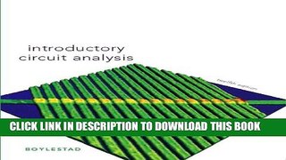 [BOOK] PDF Introductory Circuit Analysis (12th Edition) New BEST SELLER