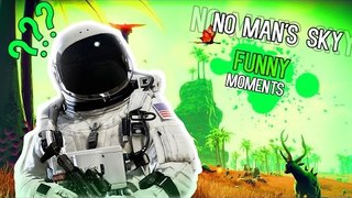NO MAN'S SKY Funny Moments! - BEING A NOOB, DISCOVERING A NEW PLANET, ALIEN CRAB, AND MORE!