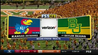 Kansas at Baylor | 2016 Big 12 Football Highlights
