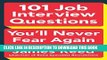 [BOOK] PDF 101 Job Interview Questions You ll Never Fear Again New BEST SELLER