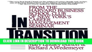 [BOOK] PDF In Transition: From the Harvard Business School Club of New York s Career Management