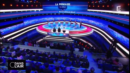 Portrait de Jean-frédéric Poisson dans c dans l'air (Primaire droite)