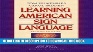 [BOOK] PDF Learning American Sign Language: Levels I   II--Beginning   Intermediate (2nd Edition)