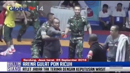 Kericuhan Kembali Terjadi di Arena Gulat PON Jawa Barat