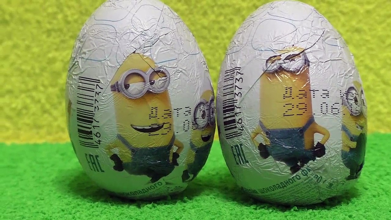 Minions We got Minions Open the Chocolate Eggs Minions  Миньоны Мультфильм Миньоны Киндеры Миньоны