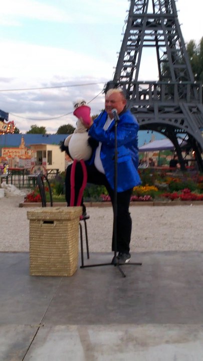 Ventriloque Monsieur Pax et "cigony" en allemand