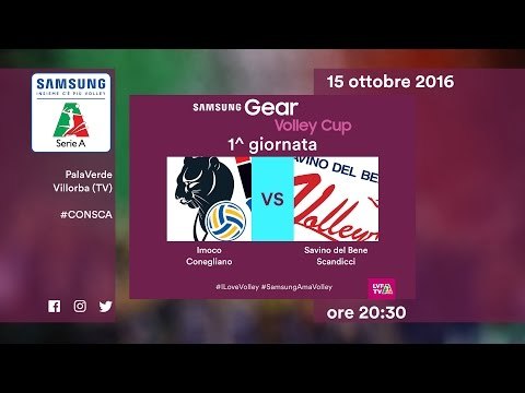 Conegliano - Scandicci 2-3 - Highlights - 1^ Giornata - Samsung Gear Volley Cup 2016/17