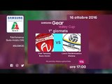 Busto Arsizio - Modena 0-3 - Highlights - 1^ Giornata - Samsung Gear Volley Cup 2016/17
