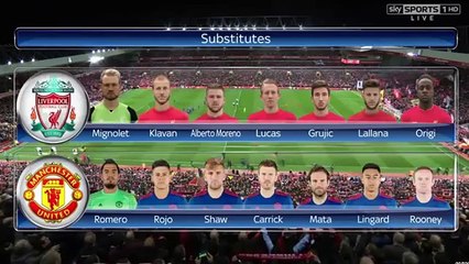 Highlights Liverpool vs Manchester United 0-0 EXTENDED - Oct, 17-2016
