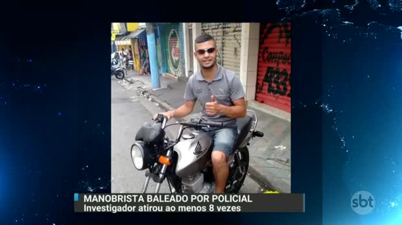 Policial civil confunde manobrista com assaltante e atira oito vezes
