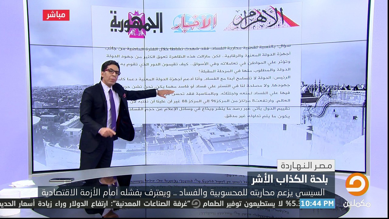 #مصر_النهاردة _ في حوار السيسي مع الجريدة الرسمية .. محمد ناصر يكشف كذبه وتدليسه على الشعب المصري
