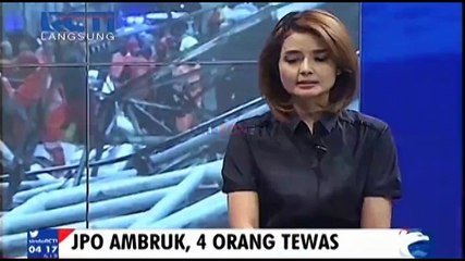 4 Orang Tewas Akibat JPO Ambruk di Pasar Minggu
