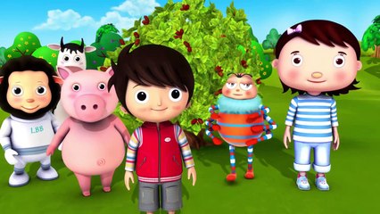 Here We Go Round The Mulberry Bush - Nursery Rhymes for Kids