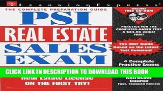 [DOWNLOAD] PDF BOOK PSI Real Estate Sales Exam Collection