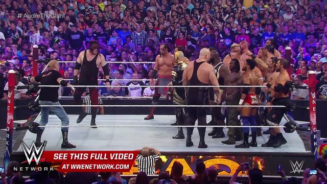 Shaquille O'Neal enters the 3rd annual Andre the Giant Memorial Battle Royal: WrestleMania 32
