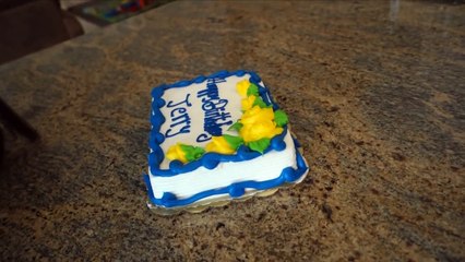 EPIC BIRTHDAY CAKE PRANK TO THE FACE!!!